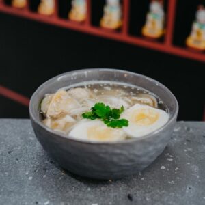 Рамен с пельмешками